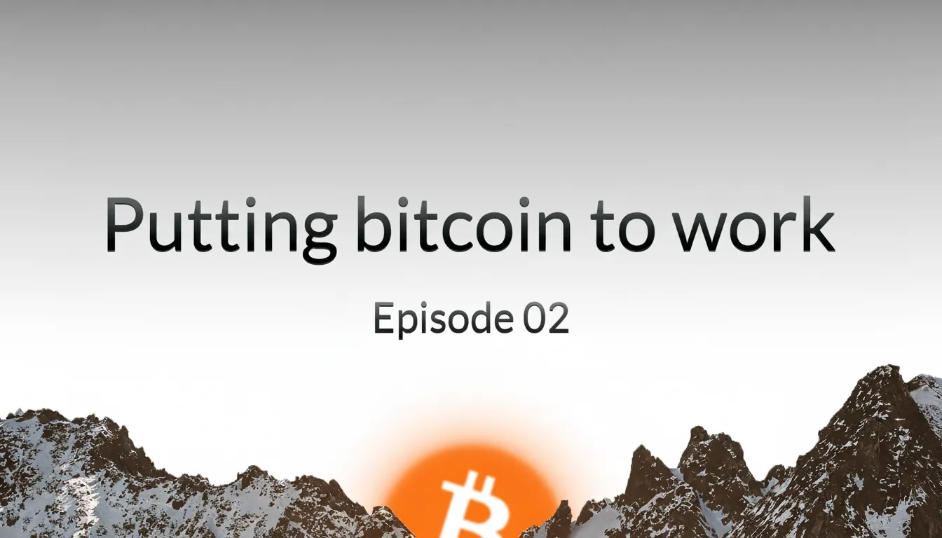 Putting bitcoin to work - Episode 02: Borrow Without Selling